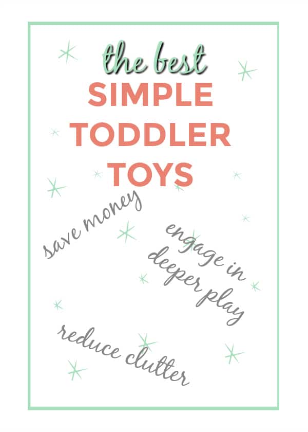 minimalist toys for 3 year old