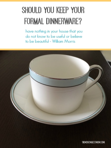 formal dinnerware